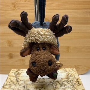 Boyds Bears Wee Folkstone Jingle Mooselbeary Christmas Ornament #25808